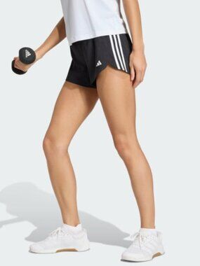 Adidas Pacer Training 3-stripes Woven High-rise Shorts
